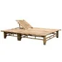 Tumbona con cojines para 2 personas bambú by vidaXL, Loungers - Ref: Foro24-3063949, Price: 351,48 €, Discount: %