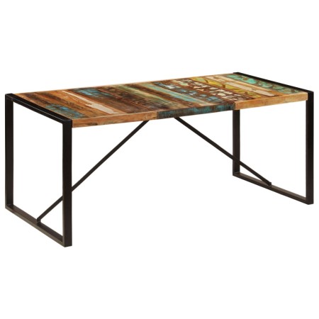 Mesa de comedor de madera maciza reciclada 180x90x75 cm en Mesas de cocina y de comedor | Comprar online en Foro24