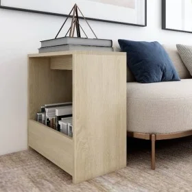 Beistelltisch aus Sonoma-Eichensperrholz, 50 x 26 x 50 cm von vidaXL, Seitentische - Ref: Foro24-806690, Preis: 27,79 €, Raba...