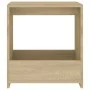 Beistelltisch aus Sonoma-Eichensperrholz, 50 x 26 x 50 cm von vidaXL, Seitentische - Ref: Foro24-806690, Preis: 28,17 €, Raba...