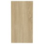 Mesa auxiliar de madera contrachapada roble Sonoma 50x26x50 cm