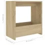 Beistelltisch aus Sonoma-Eichensperrholz, 50 x 26 x 50 cm von vidaXL, Seitentische - Ref: Foro24-806690, Preis: 28,17 €, Raba...