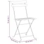 Klappbare Gartenstühle 8 Stück aus massivem Akazienholz und Stahl von vidaXL, Gartenstühle - Ref: Foro24-3152107, Preis: 325,...