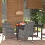 Juego muebles jardín 5 pzas con cojines ratán sintético gris de vidaXL, Conjuntos de jardín - Ref: Foro24-3094981, Precio: 40...