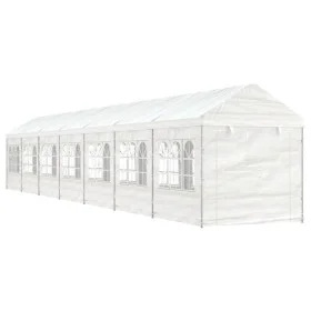Pavillon mit weißem Polyethylendach 15,61x2,28x2,69 m von vidaXL, Zelte und Pavillons - Ref: Foro24-3155483, Preis: 591,22 €,...