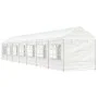 Pavillon mit weißem Polyethylendach 15,61x2,28x2,69 m von vidaXL, Zelte und Pavillons - Ref: Foro24-3155483, Preis: 591,22 €,...