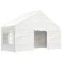 Pavillon mit weißem Polyethylendach 4,46 x 5,88 x 3,75 m von vidaXL, Zelte und Pavillons - Ref: Foro24-3155494, Preis: 390,21...