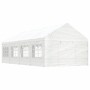 Gazebo with white polyethylene roof 8.92x4.08x3.22 m by vidaXL, Tents and gazebos - Ref: Foro24-3155488, Price: 559,60 €, Dis...
