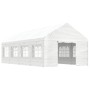 Pavillon mit weißem Polyethylendach 8,92x4,08x3,22 m von vidaXL, Zelte und Pavillons - Ref: Foro24-3155488, Preis: 587,41 €, ...