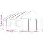 Gazebo with white polyethylene roof 8.92x4.08x3.22 m by vidaXL, Tents and gazebos - Ref: Foro24-3155488, Price: 576,71 €, Dis...