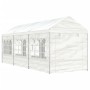 Pavillon mit weißem Polyethylendach 6,69 x 2,28 x 2,69 m von vidaXL, Zelte und Pavillons - Ref: Foro24-3155479, Preis: 306,02...