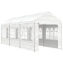 Pavillon mit weißem Polyethylendach 6,69 x 2,28 x 2,69 m von vidaXL, Zelte und Pavillons - Ref: Foro24-3155479, Preis: 306,02...