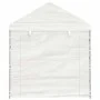 Cenador con techo polietileno blanco 6,69x2,28x2,69 m de vidaXL, Carpas y cenadores - Ref: Foro24-3155479, Precio: 300,59 €, ...