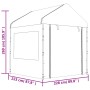 Pavillon mit weißem Polyethylendach 6,69 x 2,28 x 2,69 m von vidaXL, Zelte und Pavillons - Ref: Foro24-3155479, Preis: 306,02...