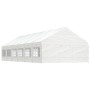 Pavillon mit weißem Polyethylendach 13,38 x 5,88 x 3,75 m von vidaXL, Zelte und Pavillons - Ref: Foro24-3155498, Preis: 965,1...
