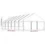 Pavillon mit weißem Polyethylendach 13,38 x 5,88 x 3,75 m von vidaXL, Zelte und Pavillons - Ref: Foro24-3155498, Preis: 1,00 ...