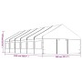 Pavillon mit weißem Polyethylendach 13,38 x 5,88 x 3,75 m von vidaXL, Zelte und Pavillons - Ref: Foro24-3155498, Preis: 965,1...