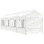Pavillon mit weißem Polyethylendach 8,92 x 2,28 x 2,69 m von vidaXL, Zelte und Pavillons - Ref: Foro24-3155480, Preis: 378,04...