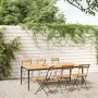 Faltbare Gartenstühle, 6 Stück, Massivholz Akazie und Stahl von vidaXL, Gartenstühle - Ref: Foro24-3152106, Preis: 234,93 €, ...