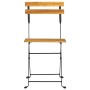 Faltbare Gartenstühle, 6 Stück, Massivholz Akazie und Stahl von vidaXL, Gartenstühle - Ref: Foro24-3152106, Preis: 235,51 €, ...