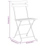 Faltbare Gartenstühle, 6 Stück, Massivholz Akazie und Stahl von vidaXL, Gartenstühle - Ref: Foro24-3152106, Preis: 235,51 €, ...