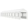 Pavillon mit weißem Polyethylendach 20,07 x 2,28 x 2,69 m von vidaXL, Zelte und Pavillons - Ref: Foro24-3155485, Preis: 771,4...