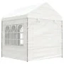 Gazebo with white polyethylene roof 20.07x2.28x2.69 m by vidaXL, Tents and gazebos - Ref: Foro24-3155485, Price: 771,44 €, Di...