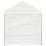 Pavillon mit weißem Polyethylendach 20,07 x 2,28 x 2,69 m von vidaXL, Zelte und Pavillons - Ref: Foro24-3155485, Preis: 783,6...