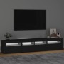 TV-Schrank mit LED-Leuchten Schwarz 210x35x40 cm von vidaXL, TV-Möbel - Ref: Foro24-3152731, Preis: 176,07 €, Rabatt: %