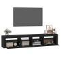 TV-Schrank mit LED-Leuchten Schwarz 210x35x40 cm von vidaXL, TV-Möbel - Ref: Foro24-3152731, Preis: 176,07 €, Rabatt: %