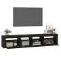 TV-Schrank mit LED-Leuchten Schwarz 210x35x40 cm von vidaXL, TV-Möbel - Ref: Foro24-3152731, Preis: 183,99 €, Rabatt: %