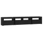 TV-Schrank mit LED-Leuchten Schwarz 210x35x40 cm von vidaXL, TV-Möbel - Ref: Foro24-3152731, Preis: 183,99 €, Rabatt: %
