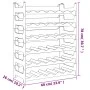 Bottle rack for 36 stackable PP bottles by vidaXL, Wine racks - Ref: Foro24-3189181, Price: 83,20 €, Discount: %