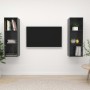 Wandmontierte Wohnzimmermöbel, 2-teilig, glänzend graues Holzwerkstoff von vidaXL, TV-Möbel - Ref: Foro24-3079861, Preis: 99,...