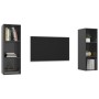Wandmontierte Wohnzimmermöbel, 2-teilig, glänzend graues Holzwerkstoff von vidaXL, TV-Möbel - Ref: Foro24-3079861, Preis: 99,...