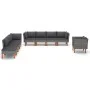 Gartenmöbel-Set 9-teilig synthetisches Rattan Eukalyptusgrau von vidaXL, Gartensets - Ref: Foro24-3082088, Preis: 708,16 €, R...