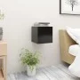 Mesitas de noche 2 uds madera ingeniería negro 30,5x30x30 cm de vidaXL, Mesitas de noche - Ref: Foro24-3079710, Precio: 49,34...