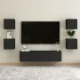 Nachttische 2 Stk. Holzwerkstoff schwarz 30,5x30x30 cm von vidaXL, Nachttische - Ref: Foro24-3079710, Preis: 49,34 €, Rabatt: %