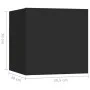 Nachttische 2 Stk. Holzwerkstoff schwarz 30,5x30x30 cm von vidaXL, Nachttische - Ref: Foro24-3079710, Preis: 49,34 €, Rabatt: %