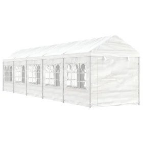 Pavillon mit weißem Polyethylendach 11,15x2,28x2,69 m von vidaXL, Zelte und Pavillons - Ref: Foro24-3155481, Preis: 441,42 €,...
