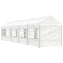 Pavillon mit weißem Polyethylendach 11,15x2,28x2,69 m von vidaXL, Zelte und Pavillons - Ref: Foro24-3155481, Preis: 448,79 €,...