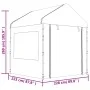 Pavillon mit weißem Polyethylendach 11,15x2,28x2,69 m von vidaXL, Zelte und Pavillons - Ref: Foro24-3155481, Preis: 441,42 €,...