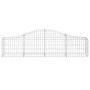 Gabionenkörbe 10 Stück Bogenform Eisen 200x30x40/60 cm von vidaXL, Töpfe und Pflanzgefäße - Ref: Foro24-3145375, Preis: 519,9...