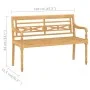 Gartenmöbel-Set 4-teilig aus massivem Teakholz von vidaXL, Gartensets - Ref: Foro24-3087051, Preis: 537,83 €, Rabatt: %
