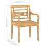 Gartenmöbel-Set 4-teilig aus massivem Teakholz von vidaXL, Gartensets - Ref: Foro24-3087051, Preis: 537,83 €, Rabatt: %