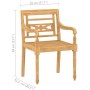 Set de muebles de jardín 4 piezas madera maciza de teca de vidaXL, Conjuntos de jardín - Ref: Foro24-3087051, Precio: 547,80 ...