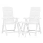Juego de comedor para jardín 3 piezas polipropileno blanco de vidaXL, Conjuntos de jardín - Ref: Foro24-3120463, Precio: 179,...