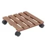 Plant stands with wheels for plants 4 units brown WPC 30x30x7.5 cm by vidaXL, Pot stands - Ref: Foro24-3143927, Price: 70,87 ...
