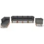 Gartenmöbel-Set 8-teilig synthetisches Rattan Eukalyptusgrau von vidaXL, Gartensets - Ref: Foro24-3082086, Preis: 646,72 €, R...