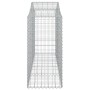 Gabionenkörbe 3 Stück Bogenform Eisen 200x50x120/140 cm von vidaXL, Töpfe und Pflanzgefäße - Ref: Foro24-3145662, Preis: 305,...